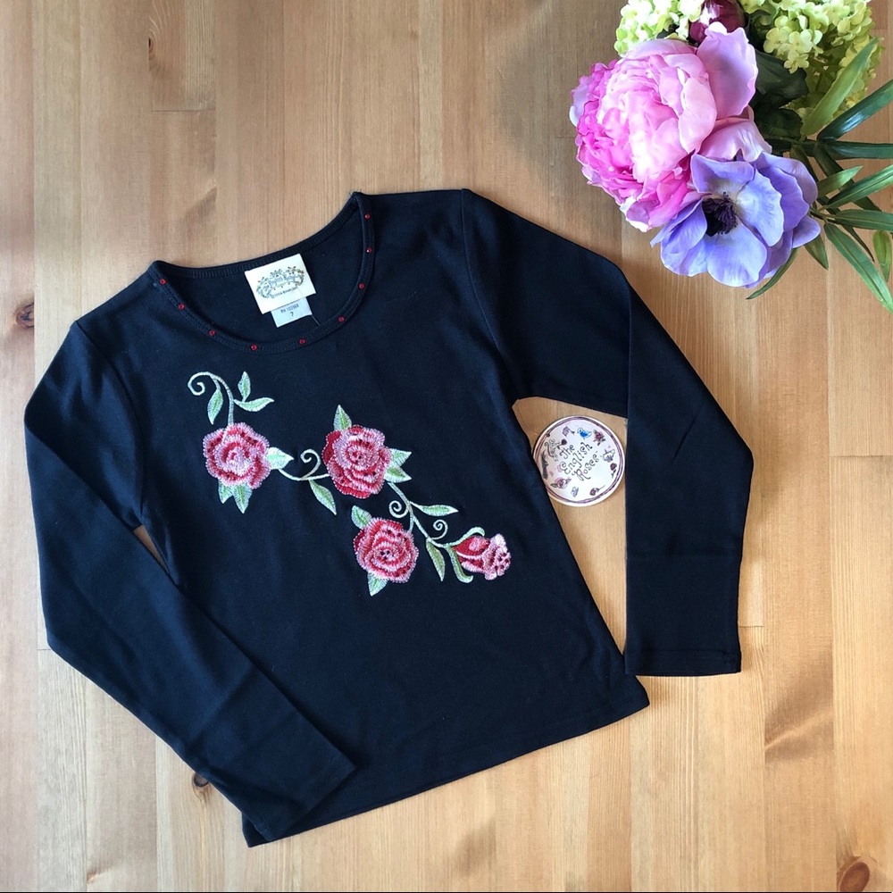 The English Roses by Madonna NWT Embroidered Top